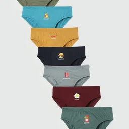 Charm n Cherish Boys Pack  Of 7 Printed Basic Briefs BWBRI49-image-31