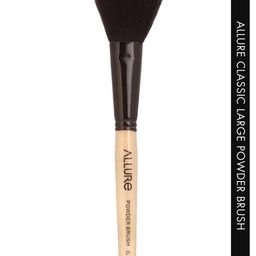 ALLURE Beige & Black Classic Large Powder Makeup Brush-image-67