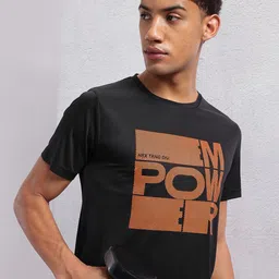 HRX by Hrithik Roshan Typography Printed Rapid-Dry Training T-shirt-image-74