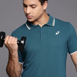 ASICS Pure Cotton Dual Tipping Polo Training T-shirt-image-58