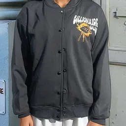 Stylecast X Hersheinbox Typography Printed Tailored Jacket image 4