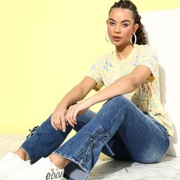 The Roadster Lifestyle Co. Women Dark Blue Skinny Bootcut Preppy College Cool Jeans-image-56