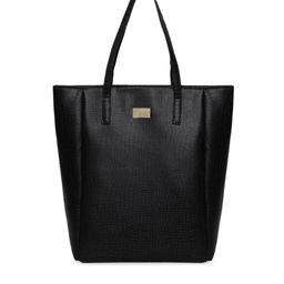 KLEIO Croco Pattern Structured Tote Bag image 2
