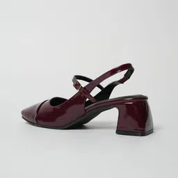 Theater Square Toe Block Heel Mules image 5