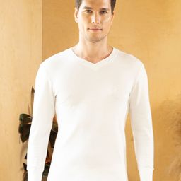 ONN V-Neck Cotton Thermal Top-image-72