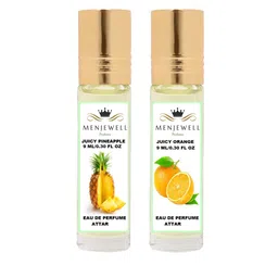 Menjewell Pineapple & Orange Attar Perfume Each 9ml-24