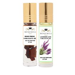 Menjewell Rose Fresh & Lavender Love Attar Perfume Each 9ml-43