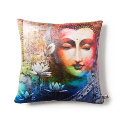 HOUZZCODE Blue Set of 2 16" x 16" Square Other Prints Cushion Covers image 2
