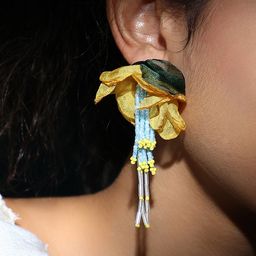 SOHI The Florelle Artificial Beads Drop Earrings image 5