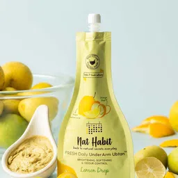 Nat Habit Set Of 2 Lemon Drop UnderArm Ubtan - 40 gm Each image 5