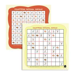 ilearnngrow Wooden Countries National Animals Sudoku image 2