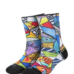 Dynamocks Unisex Pack of 2 Printed Above Ankle-Length Socks image 5