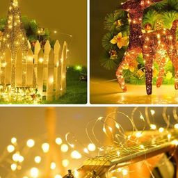 XERGY White Copper Wire String Lights image 2