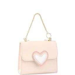 Fastrack PU Structured Sling Bag with Cut Work image 4