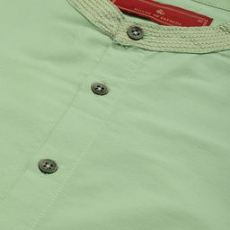 House of Pataudi Regular Jashn Kurta With Trousers Comes With A Nehru Jacket image 3