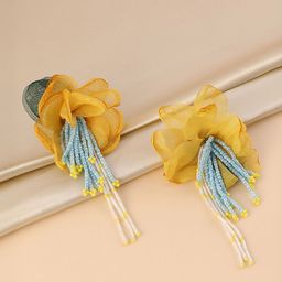 SOHI The Florelle Artificial Beads Drop Earrings image 4