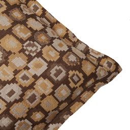 MASPAR Brown Single Patterned 18'' x 18'' Square Cushion Cover image 4