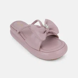 Lavie Textured Party Platform Sandals with Bows-36