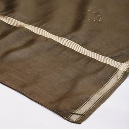 Taavi Solid With Printed Border Detail Mukaish Dupatta image 3