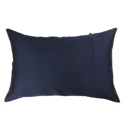 ANS Navy Blue & Lime Green Set of 3 Striped Rectangle Cushion Covers image 4