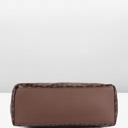 Lavie Miranda Monogram Printed Oversized Structured Handheld Bag image 3