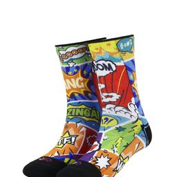 Dynamocks Unisex Pack of 2 Multicoloured Patterned Calf-Length Socks image 3