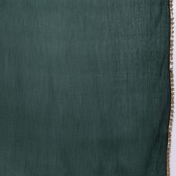 Varanga Dyed Regular Sequinned Pure Cotton Kurta with Palazzos & Dupatta image 4