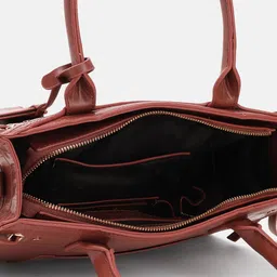 Allen Solly Animal Textured Structured Handheld Bag image 2