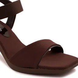 sneakers villa Open Toe Block Heels image 3