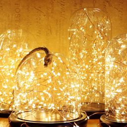 XERGY White Copper Wire String Lights image 3