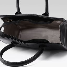 Mast & Harbour Textured Structured Handheld Bag With Quilted image 3