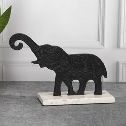 Maison Modern Black Elephant Figurine Showpiece-image-19