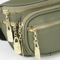 French Connection Textured Structured Sling Bag image 3