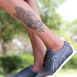 FAUSTO Men Grey PU Sneakers-image-59