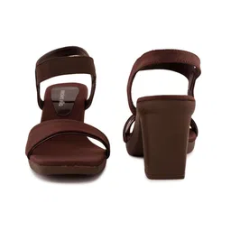 sneakers villa Open Toe Block Heels image 4