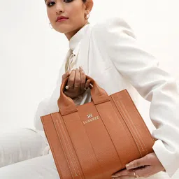 KLEIO Textured Shopper Handheld Bag-30