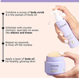 SEREKO Clarifying Body Scrub With Vitamin C & Epsom Salts image 3