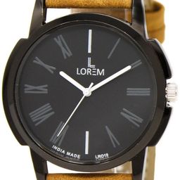 LOREM Men Printed Dial & Straps Analogue Watch LR19-A image 5