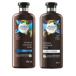 Herbal Essences Set Of bio:renew Hydrate Coconut Milk Conditioner & Shampoo-41