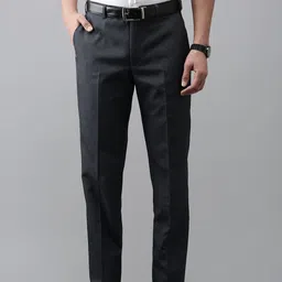 Park Avenue Men Smart Slim Fit Formal Trousers-image-55