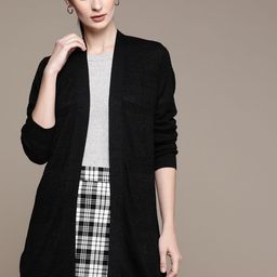 Macy's Alfani Women Self-Design Longline Open Front Sweater-picture-7