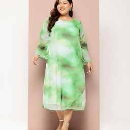 Sztori Plus Size Sheath Midi Dress-15