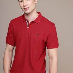 Nautica Polo Collar Pure Cotton T-shirt-image-27