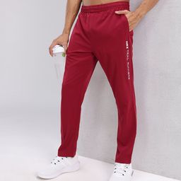 HRX by Hrithik Roshan Men Typography Printed Detail Mid-Rise Running Track Pants-image-60