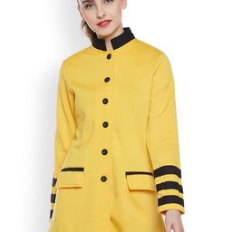 Belle Fille Women Yellow Coat-image-14