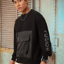 Kook N Keech Pocket Power Relaxed Fit Sweatshirt-image-24