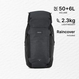 Men’s travel and trekking backpack with suitcase opening 50 + 6 L - Travel 900-picture-24