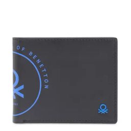 United Colors of Benetton Tuxis Black Casual Leather Bi-Fold Wallet For Men-8