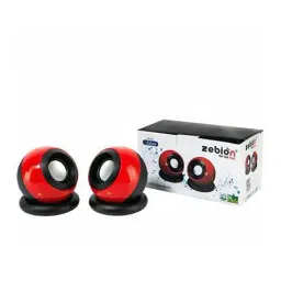 Zebion Muze Adore 3W Computer Speaker (Black/Red)-27