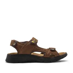 Woodland Men's Camel Floater Sandals-image-20